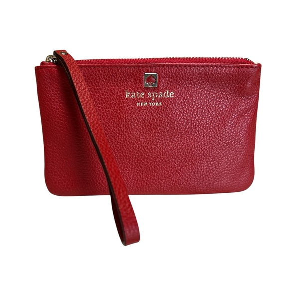Kate Spade Vibrant Red Wristlet - Picture 1 of 4